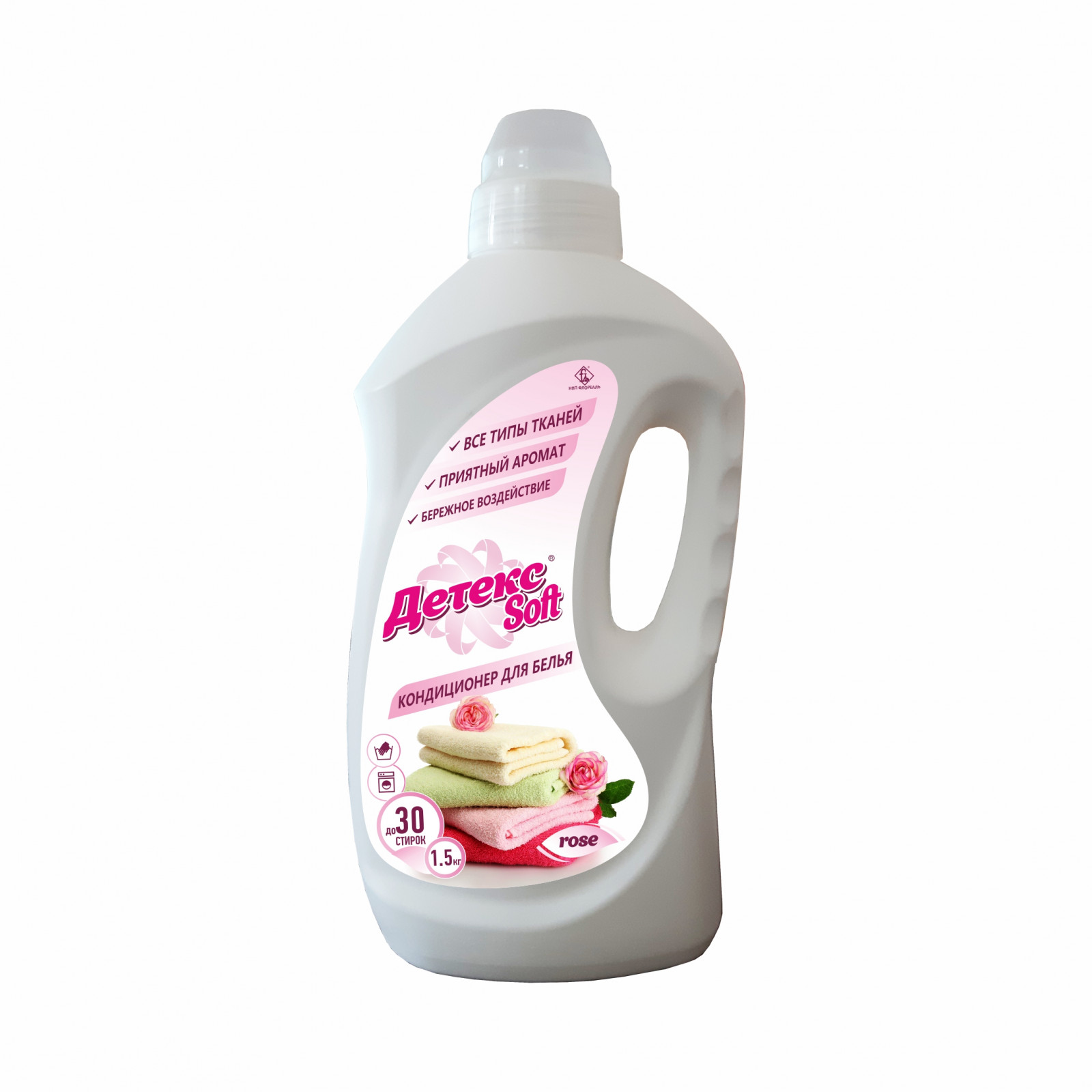 Кондиционер для белья «Детекс Soft» (rose) (1.5 кг) - фото - 1